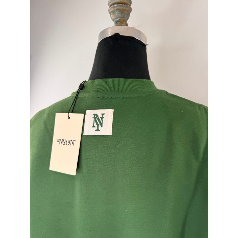 NYON New York or Nowhere Signature Green Sweatshirt Crew Classic Size Medium NEW - Picture 4 of 6